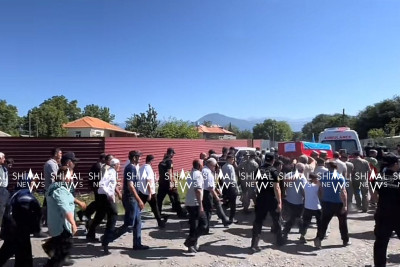 Qəzada vəfat edən zaqatalalı hərbi qulluqçu dəfn edilib - VİDEO