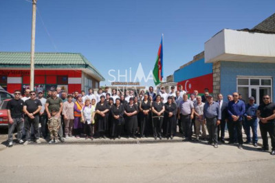 Qusarın Hil kəndində Şəhidlər Bulağının açılışı olub