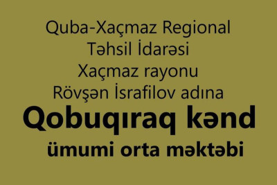 Xaçmazda məktəbin siniflərdən birinin döşəməsində çökmə qeydə alınıb