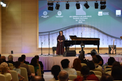 Gənc istedadlar Qəbələ səhnəsində