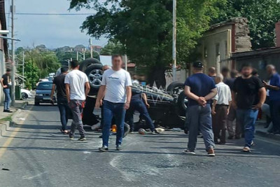 Qubada ağır qəza baş verib - FOTO