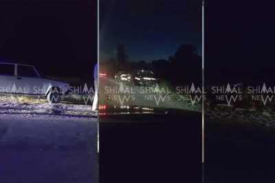 Nabranda zəncirvari qəza: 6 avtomobil toqquşdu - VİDEO