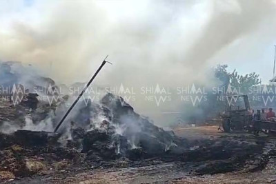 Xaçmazda yanğın baş verib - VİDEO