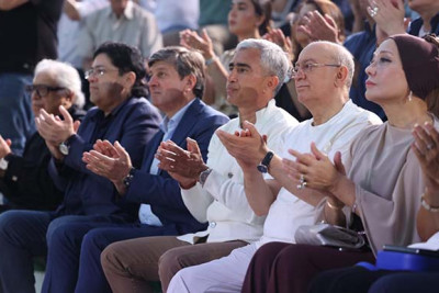 Dövlət xadimləri XIV Qəbələ Beynəlxalq Musiqi Festivalında - FOTO