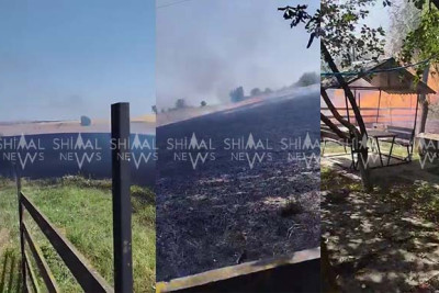 Qubada güclü yanğın - VİDEO