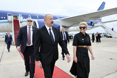 Azərbaycan Prezidenti İlham Əliyev ABŞ-yə işgüzar səfər edib