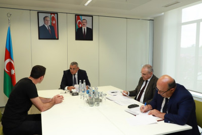 Mürsəl İbrahimov Qaxda vətəndaşları qəbul edib