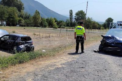 Qaxda qəza baş verib, xəsarət alanlar VAR