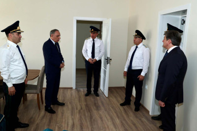Qəbələdə prokurorluq əməkdaşları üçün yeni xidməti mənzillər istifadəyə verilib