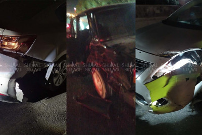 Qubada zəncirvari qəza olub - FOTO