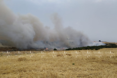 Qubada güclü yanğın - VİDEO