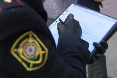 Qubadan Bakıya yük daşıyan sürücü elektron tərəzidən narazıdır