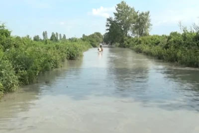 Zaqatalada Katex çayı kəndi basdı - VİDEO