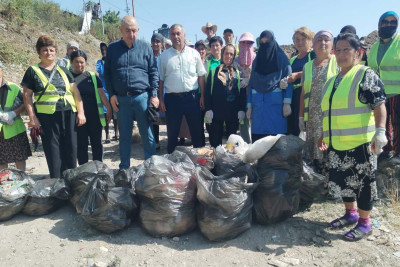 Qusarda təmizlik aksiyası keçirilib - FOTO
