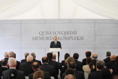 Quba “Soyqırımı Memorial Kompleksi”nin yaradılmasından 12 il ötür