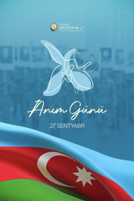 Prezident 27 Sentyabr - Anım Günü ilə bağlı paylaşım etdi