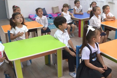 Balakən bağçasında iki dildə təlim keçirilir