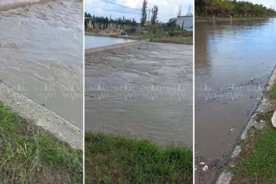 Samur-Abşeron kanalının daşma təhlükəsi - AÇIQLAMA