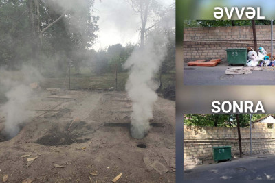 Xaçmaz kəndində ekoloji monitorinq keçirilib