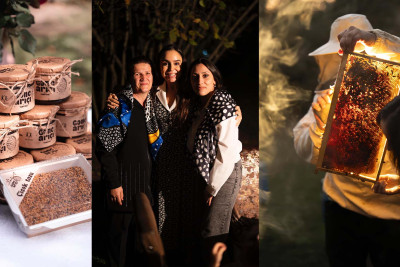 Leyla Əliyeva Qəbələdə “Gənc arıçı”larla görüşdü - FOTO