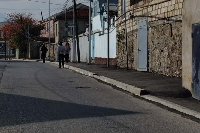 Qusarda abadlıq işləri aparılıb - FOTO