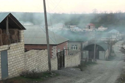 Quba kəndində qazlaşdırma işləri yarımçıq qalıb