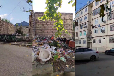 Xaçmazın mərkəzində zibil xaosu: sakinlərin əlacsızlığı