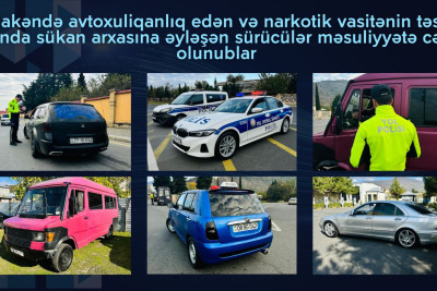 Spirtli içki, “Ağ ölüm” və avtoxuliqanlıq: Balakəndə 6 sürücü saxlanıldı