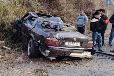 Avtomobil aşdı, kənd qazsız qaldı