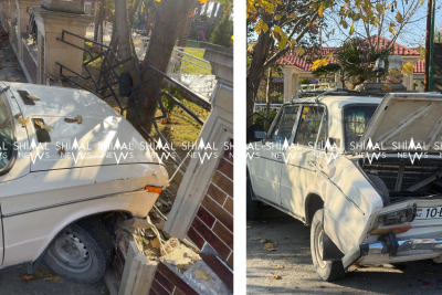 Oğuzda xanım sürücü iki piyada qadını vurub