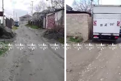 Yol yox, təhlükə mənbəyi: Şabranda sakinlər kömək istəyir