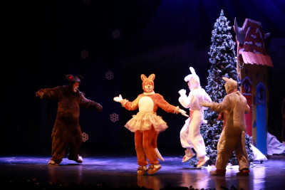 Şəkidə şəhid və qazi övladları üçün Yeni il şənliyi təşkil edilib - FOTO