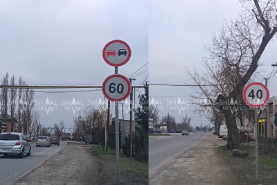 Xaçmazda çaşqınlıq yaradan yol nişanları