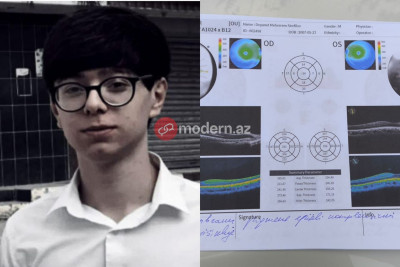 Görmə problemi olan gəncin hərbi xidmətə çağırışı ləğv olundu