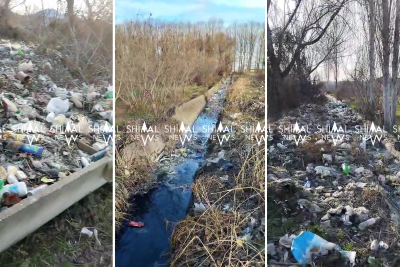 Su yerinə zibil-Xaçmazda antisanitariya xəstəliklərə səbəb olur