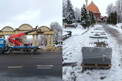 Quba Meydanında təmir-bərpa işlərinə başlanılıb