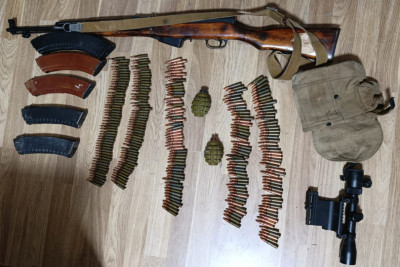 Şabranda silah-sursat aşkarlanıb