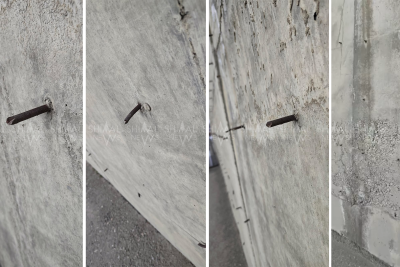 Qusar şəhər stadionu təhlükə saçır - VİDEO