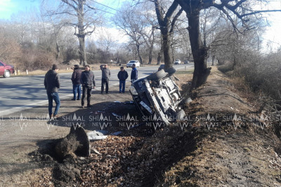 "Prado" idarəetmədən çıxıb AŞDI