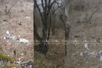 Oğuz-Xalxal yolu zibilliyə çevrilib