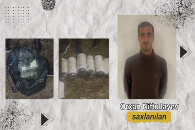 Keçmiş məhkumdan 9 kq narkotik götürüldü
