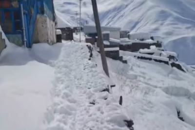 Xınalıq yolu BAĞLANDI