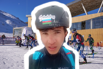 Qusarlı xizəkçi uğur qazandı - VİDEO