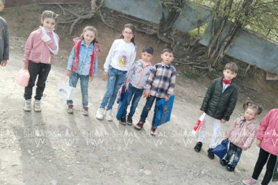 Qəçrəşdə Ramazan bayramı – uşaqlar pay alır, böyüklər isə qonaq olur