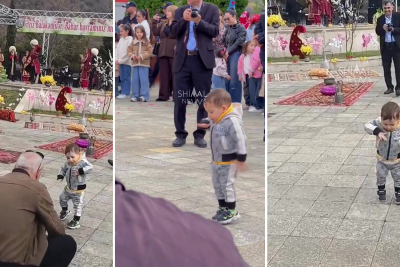 Balakəndə balaca rəqqas sosial şəbəkələri fəth etdi