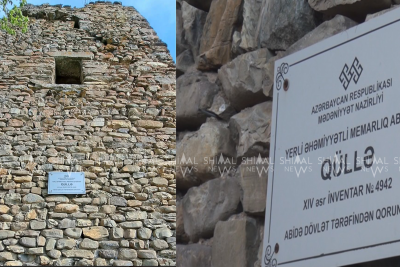 Oğuzda tarixi qüllə dağılıb yox olur