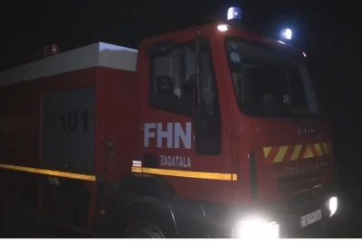 Zaqatalada istirahət mərkəzində yanğın olub