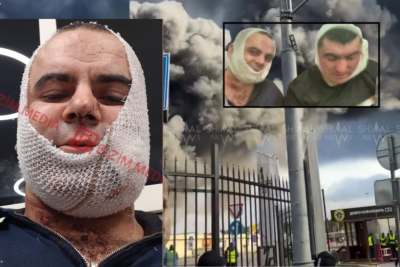 "Yanımızda partladı, gözümüzü açanda yerdə idik" – Şəki sakini hadisə anından danışdı