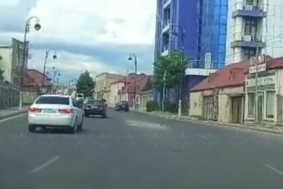 Qubada yolun ortasında sürücülərə "sürpriz"