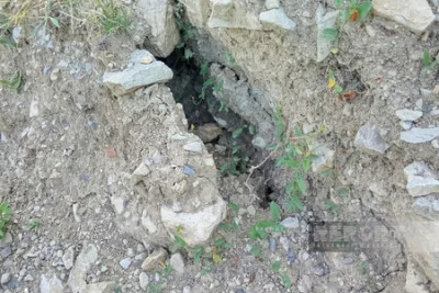 Ev çökdü, üç ailə çətin vəziyyətdə qaldı - İsmayıllıda təhlükəli sürüşmə